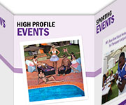 Brochures design - Massage Event Pros Accordeon Brochure