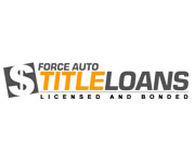 logo design and development - Force Auto Title Loans Logo