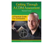 Other designs - Getting Through a CDM Assessment book cover and back design