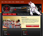 web site development - Academy for Karate