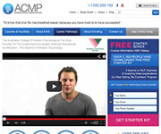 web site development - ACMP, Australian College Of Modern Psychology, modernpsychologycollege.com.au