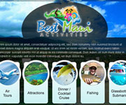 web site development - Best Maui Activities Traveling website - wordpress