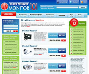 web site development - Blood Pressure Monitor 101