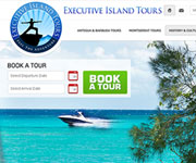 web site development -Executive Island Tours, http://executiveislandtours.com/