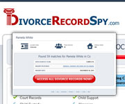 web site development - Government Divorce Records