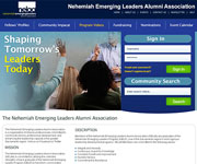 web site development - nelaa, nehemiahemergingleaders, alumni association