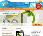 web site development - NU events - Your Online RSVP Service - nuevents.net