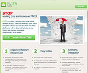 web site development - Pacer Notice  squeeze page