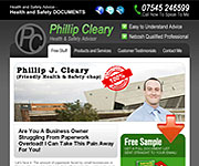 web site development - Phillip Cleary website