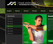 web site development - Fredi Voormani Tennis Academia website design and development